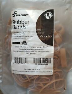 SKILCRAFT  Rubber Bands  1/4lb Size 3.3.    31/2 L X 1/8 W