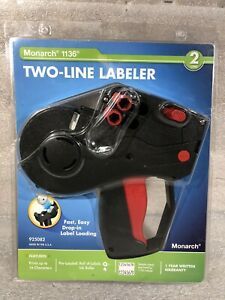 Monarch 925082 Pricemarker Model 1136 2-Line 8 Characters