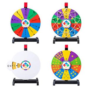 WinSpin 12&#034; Spinning Wheel Math Game Kids Teaching Aid Elementary Early Math