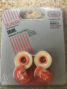 Nu-Kote Lift-off Tape #NK86L-2 IBM Selectric II And Others See Pictures