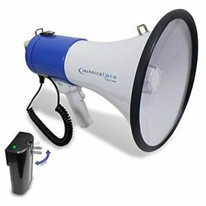 40 Watts Portable 3000ft Range Megaphone Bullhorn Speaker w/Siren -