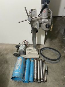 CARDI T9 475-EL Concrete Diamond Core Drill System W/stand