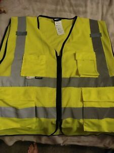 salzmann yellow safety work vest reflective 4XL 5XL