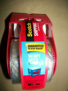 Scotch Packing Tape Plus Dispenser NEW 1.88 inches x 22.2 yards