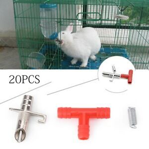 20pcs Automatic Rodents/Bunny Water Drinker Farm Feeding Drinking