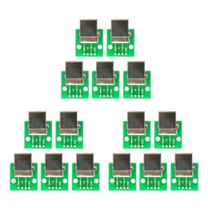 15 Pieces USB Type B Female Socket Breakout Board to DIP Printer Accessory