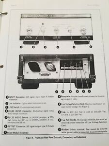 HP 11720A Pulse Modulator &amp; 8349B Microwave Amplifier Manual - Copies!