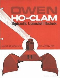 Equipment Brochure - Owen - HO-CLAM Hydraulic Clam Shell Bucket (E3514)