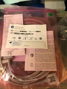ECG Trunk Cable with 3/5-Lead Connector AHA, 3.6 m/12 ft. REF: 2106305-001