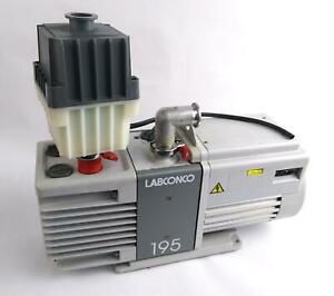 Labconco 195 Height Volume Vacuum Rotary Vane Dual Stage Lab Pump - MINOR DEFECT