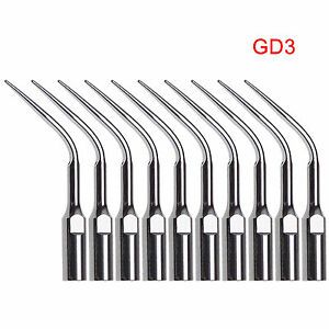 10 pcs Dental Ultrasonic Scaler Tips fit Satalec DTE Handpiece GD3 SKYSEA