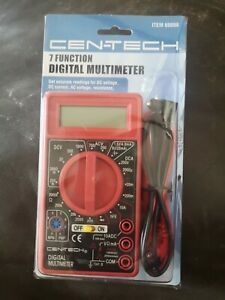 Cen-Tech 7 Function Digital Multimeter No. 69096 New