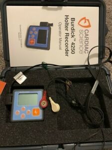 Burdick Mortara 4250 (92516-01 Holter Recorder Includes Lead Wires &amp; Memory Card
