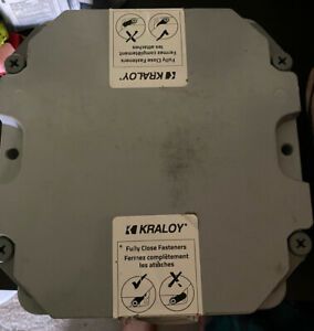 Kraloy 278304 JBX664 PVC Junction Box 6&#034; x 6&#034; x 4&#034;