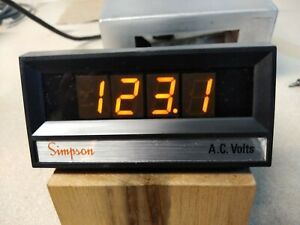 Simpson 2869/24633 Panel AC Meter