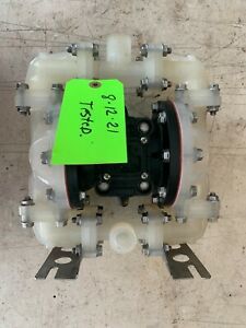 Sandpiper Pump Double Diaphragm Pump  s05b2p2tp 000  , 14 gpm Max. Flow, PTFE -