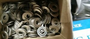 #8 - Flat Washers, 18-8, Stainless Steel, price is for 10 pieces 3/8&#034; OD