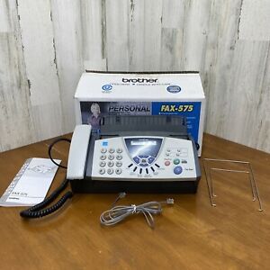 Brother FAX-575 Personal Fax with Phone and Copier Excellent Condition