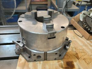 Hartford 12&#034; super spacer with 3-jaw TdeG chuck and 7 index/masking plates