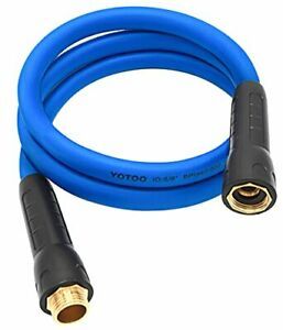 YOTOO Heavy Duty Hybrid Garden Lead in Water Hose 5/8-Inch by 6-Feet 150 PSI ...