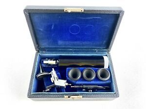Vintage Bausch &amp; Lomb May Ophthalmoscope Arc-Vue Otoscope Set Medical w/ Case