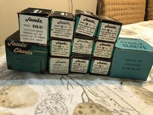 Vintage NOS USA MADE Jacobs Chucks, 9pcs. 1B, And Others