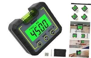 Digital Level Angle Gauge Mini Angle Finder Level Box with V-Groove AG01