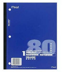 05626 Neatbook Wireless Notebook, College-Rule, White, 10.5 x 8-In., 80-Sheets -
