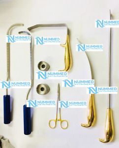 Breast Surgery Retractors Set of 8 Pieces Plastic Surgery German Quality Instrum