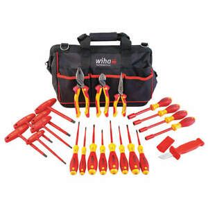 WIHA TOOLS 32973 Insulated Tool Set,22 Pieces,1000VAC Max