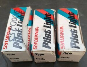 Sylvania Panel Mount Pilot Light 30099-0 (2) FR-28 (1) (Total of Three) -New,Wty