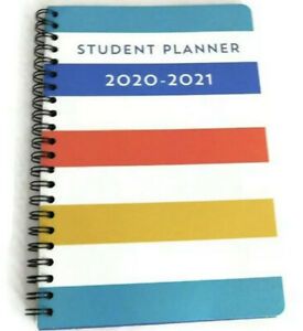 July 2020 - Aug 2021 Academic Calendar Pocket Planner Weekly Monthly Daily Notes