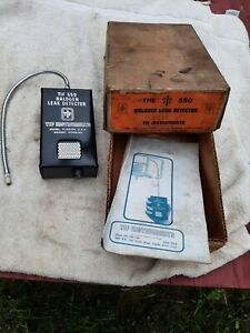Vintage TIF 550 HALOGEN  LEAK DETECTOR w/Original Box &amp; Operating Instructions