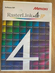 MIMAKI RASTERLINK 4 RIP SOFTWARE WITH DONGLE IN ORIGINAL BOX