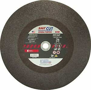 SAIT 24070 16X5/32X1 A24R General Purpose Stationary Saw Cut-off Wheels, 10 pack