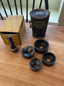 Greenlee Tool Ball Bearing Knockout Punch, Original Box 737BB SZ 1 1/2&#034; and 2&#034;