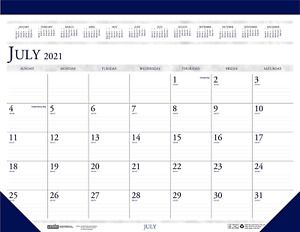 House of Doolittle 2021-2022 Monthly Desk Pad Calendar, Academic, Classic, 18.5