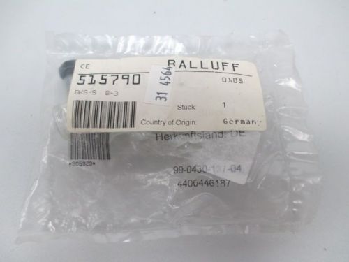 NEW BALLUFF BKS-S 8-3 515790 MATING CONNECTOR D255865