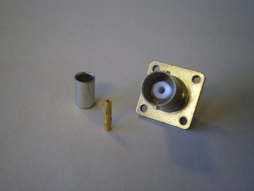 Connector tyco/amp rcp 50ohm crimp st goldrg 58, 58a, 58b, 58c; 225397-1 for sale
