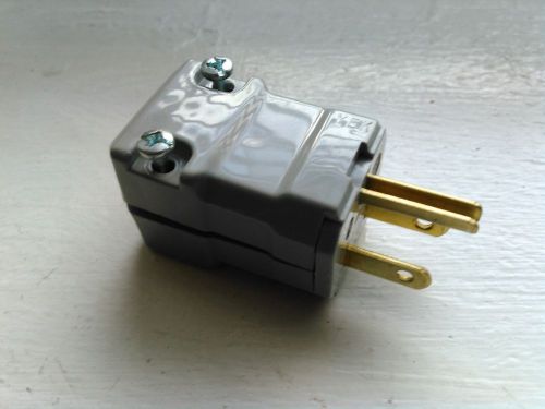 Hubbell  15a 125v  male connector plug for sale