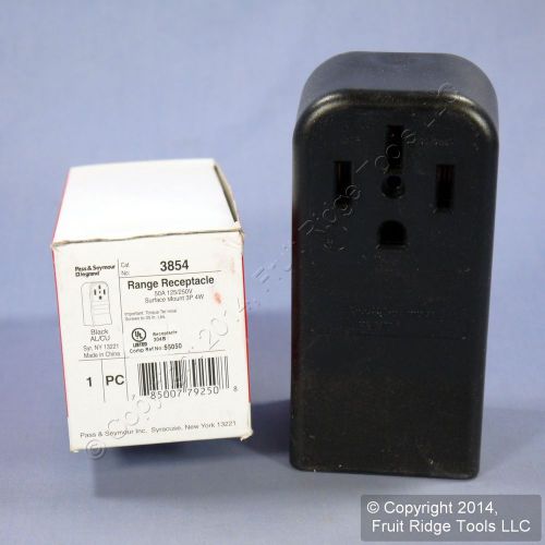 P&amp;s range oven stove surface mount receptacle nema 14-50 50a 125/250v 3854 boxed for sale