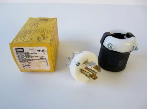 New in box hubbell hbl2511 20 amp 120/208 volt l21-20p plug for sale