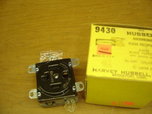 Hubbell #9430 125/250v 30amp 4 wire porcelain receptical for sale