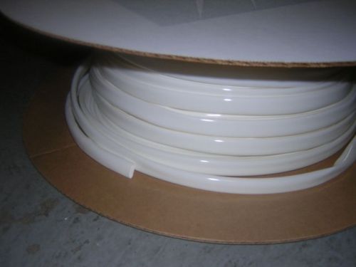 White PVC Heat Shrink Tubing, 1/2&#034; Expanded Size, 500 feet.