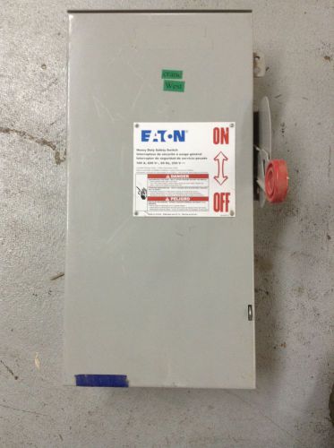 Safety Switch  DH363FRK 100 Amp Fusible 3R 600V Neutral EATON $ 150.00