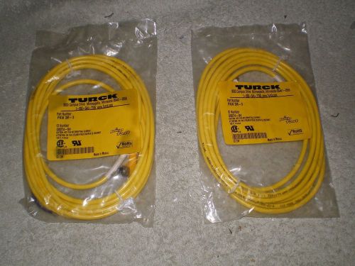 *NEW* TURCK  PKW 3M-3 Pico Fast Female Wire connector turck