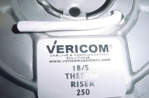 Vericom  18 AWG 5 Conductor Thermo Riser Thermostat Cable 250 FT Wire