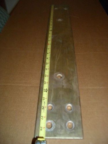 COPPER BUS BAR 28 3/4&#034; x 4&#034; x 1/4&#034; - From W.H. 2000A 600V Panel Approx 9 lbs