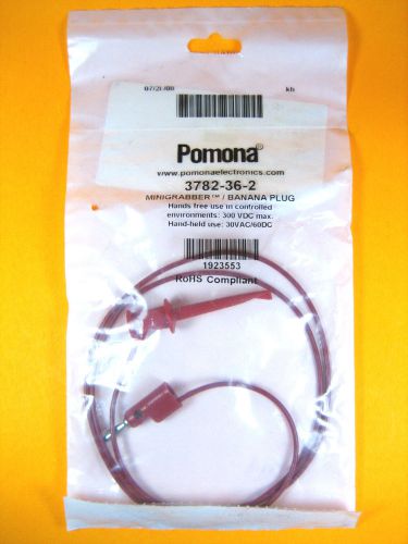 Pomona -  3782-36-2 -  minigrabber/banana plug 300 vdc max. 30vac/60dc for sale