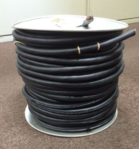 Lot 16 Spools Coleman Cable 250-Foot SJEW Service Cable Black Wire Insulated